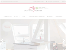 Tablet Screenshot of city-aparthotel.de